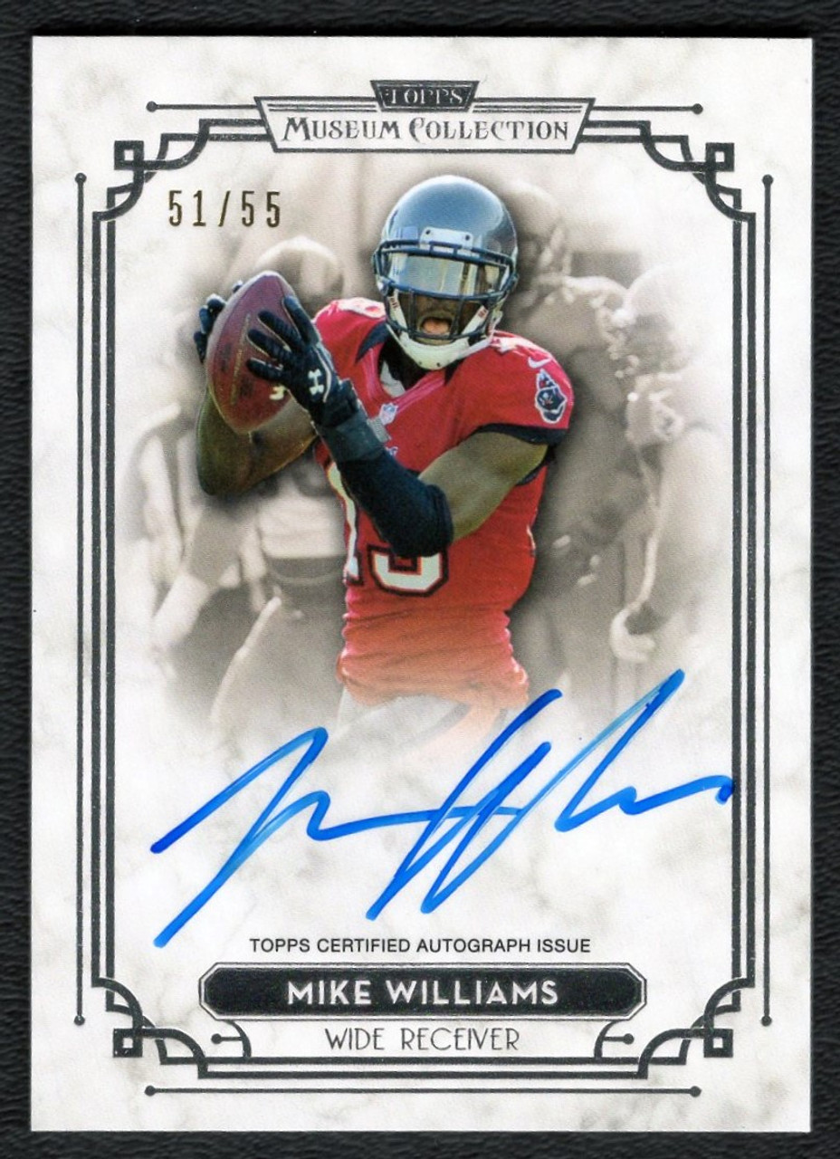 2013 Topps Museum #SSA-MWI Mike Williams Copper Parallel Autograph 51/55
