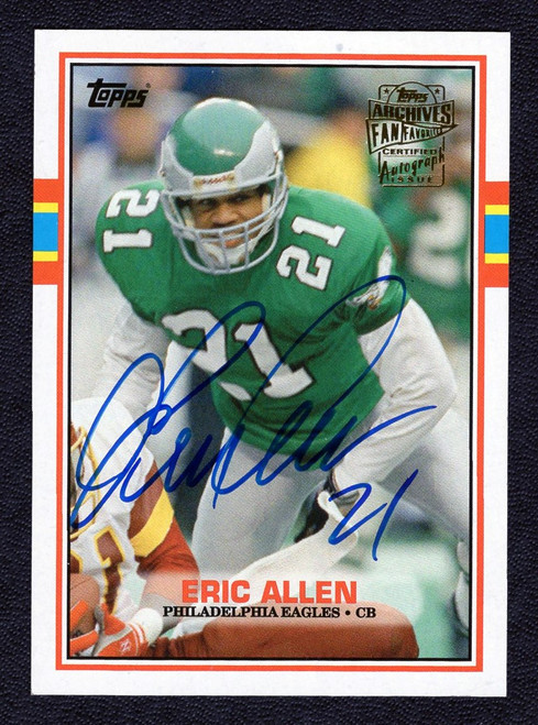 2013 Topps Archives FFA-EA Eric Allen Fan Favorites Autograph