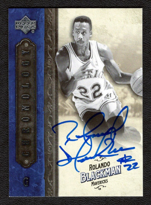 2006/07 Upper Deck Chronology #76 Rolando Blackmon Autograph