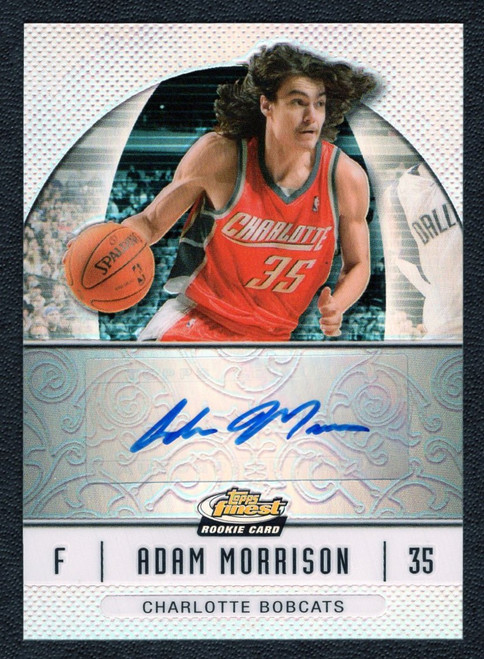 2006/07 Topps Finest #100 Adam Morrison Refractor Rookie Autograph