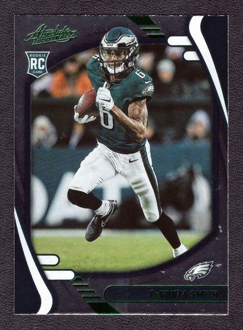 2021 Panini Absolute #107 DeVonta Smith Green Foil Rookie/RC