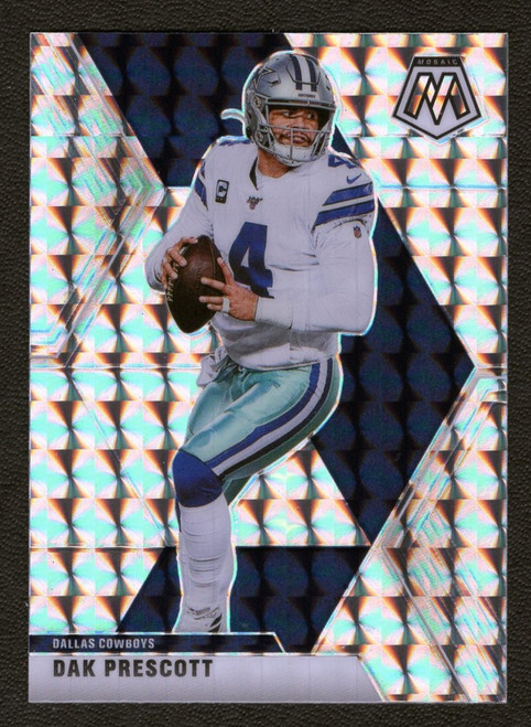 2020 Panini Mosaic #58 Dak Prescott Silver Prizm