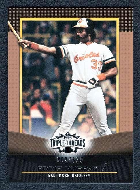 2011 Topps Triple Threads #14 Eddie Murray Sepia Parallel 602/625