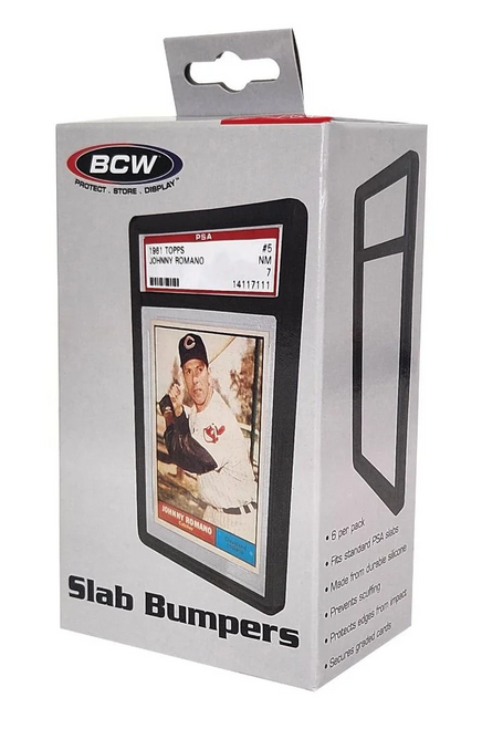 BCW Black Graded Card (PSA) Slab Bumper 6ct Box