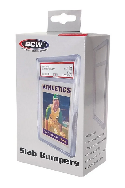 BCW Clear Graded Card (PSA) Slab Bumper 6ct Box / Case of 40