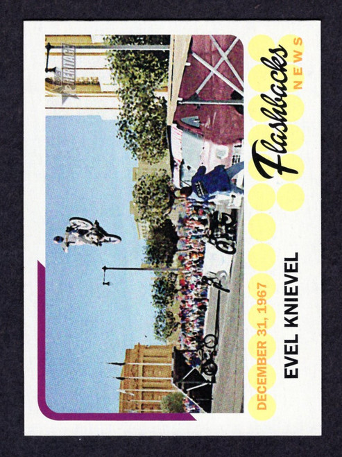 2016 Topps Heritage #NF-EK Evel Knievel News Flashbacks Insert