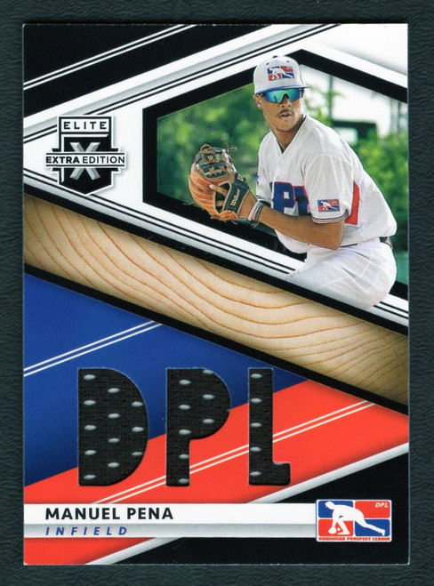 2020 Panini Elite Extra Edition #DPM-MP Manuel Pena DPL Jersey Relic