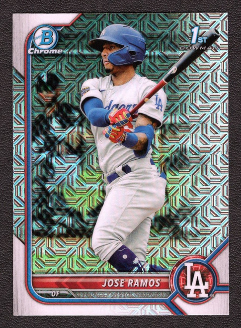 2022 Bowman Chrome Mega #BCP-129 Jose Ramos 1st Mojo Refractor