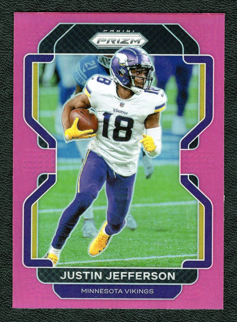 2021 Panini Prizm #125 Justin Jefferson Pink Prizm 