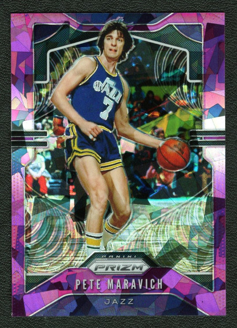 2019/20 Panini Prizm #17 Pete Maravich Purple Ice Prizm 128/149