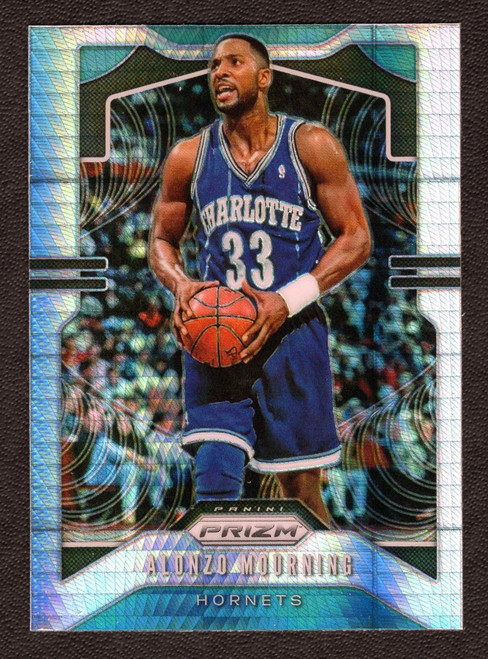 2019/20 Panini Prizm #27 Alonzo Mourning Hyper Prizm