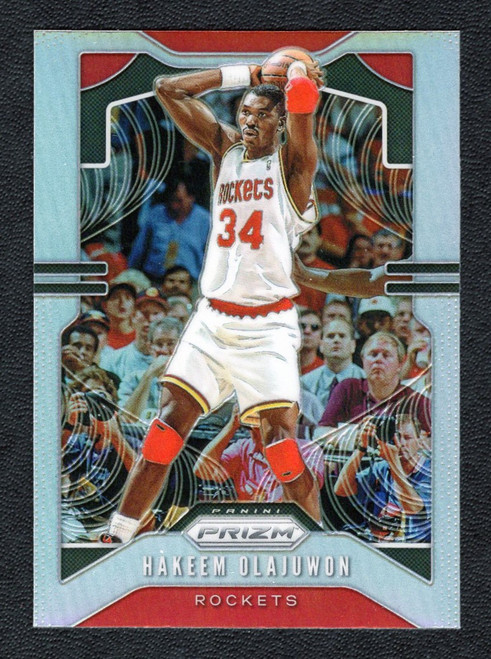 2019/20 Panini Prizm #4 Hakeem Olajuwon Silver Prizm