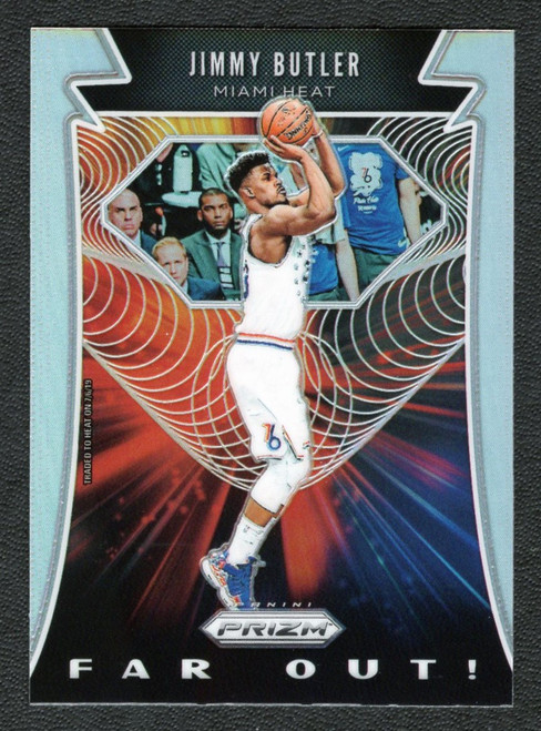 2019/20 Panini Prizm #11 Jimmy Butler Far Out! Silver Prizm