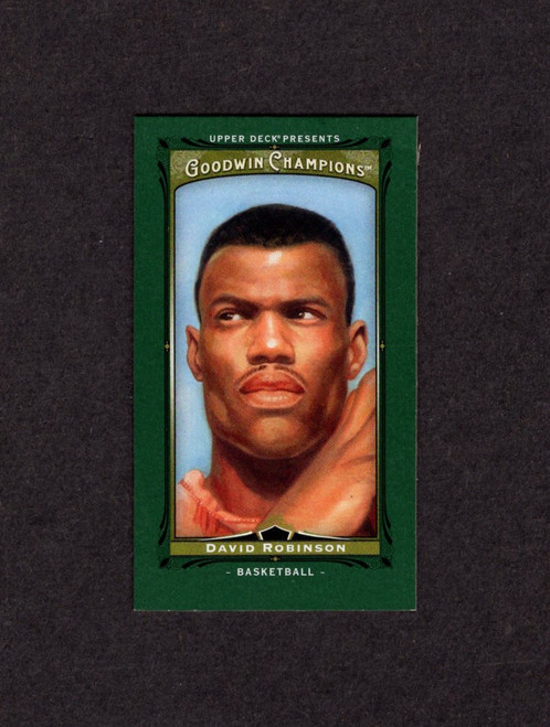 2013 Upper Deck Goodwin Champions #112 David Robinson Green Lady Mini