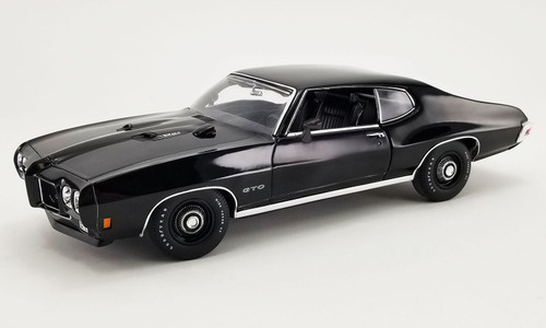 1970 Pontiac GTO - Black - 1:18 Diecast Model Car by ACME