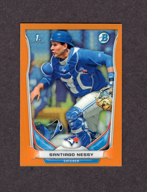 2014 Bowman Chrome #253 1st Santiago Nessy Orange Mini Refractor 10/10