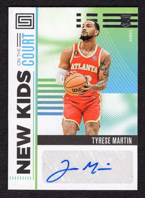 2022/23 Panini Chronicles #NKC-TAH Tyrese Martin Status On the Court Rookie Autograph