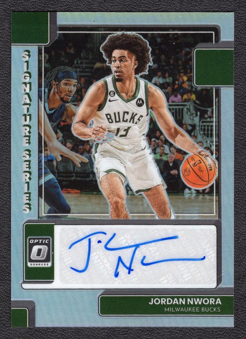 2022/23 Panini Donruss Optic #SS-JNW Jordan Nwora Signature Series Silver Autograph