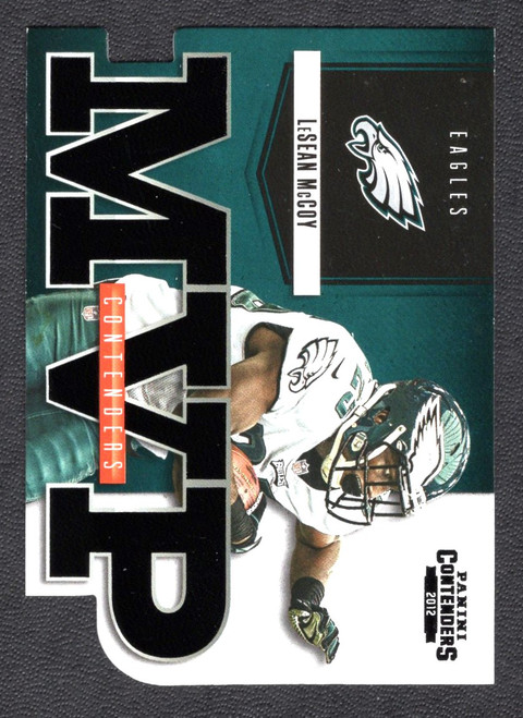 2012 Panini Contenders #15 LeSean McCoy MVP Contenders Die Cut 05/50