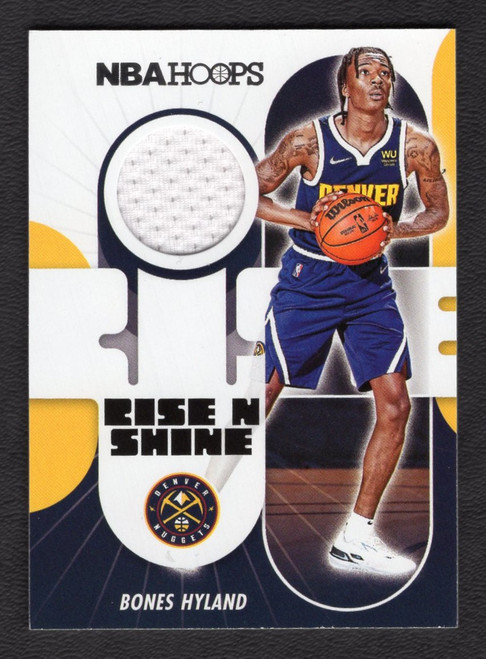 2021/22 Panini Hoops #RS-NH Bones Hyland Rise In Shine Rookie Jersey Relic