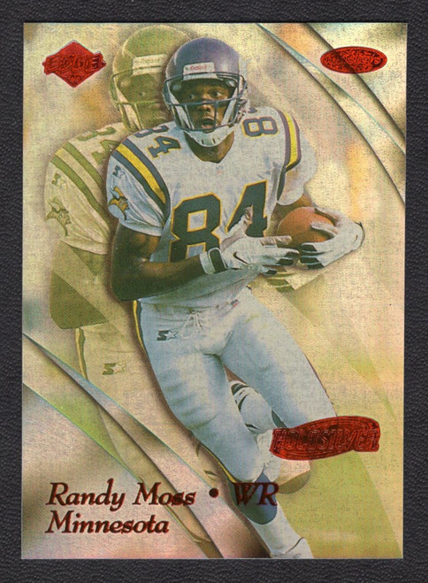 1999 Collector's Edge #110 Randy Moss Masters Holosilver Red Parallel 3412/3500