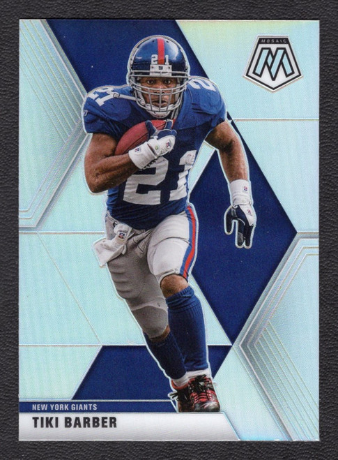 2020 Panini Mosaic #153 Tiki Barber Silver Prizm