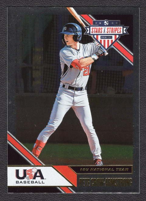 2020 Panini Stars & Stripes #48 Pete Crow-Armstrong 18u National Team