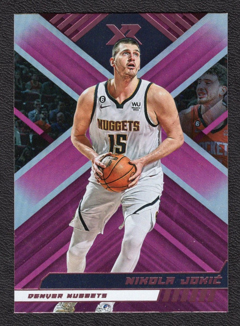 2022/23 Panini Chronicles #298 Nikola Jokic XR Pink Parallel