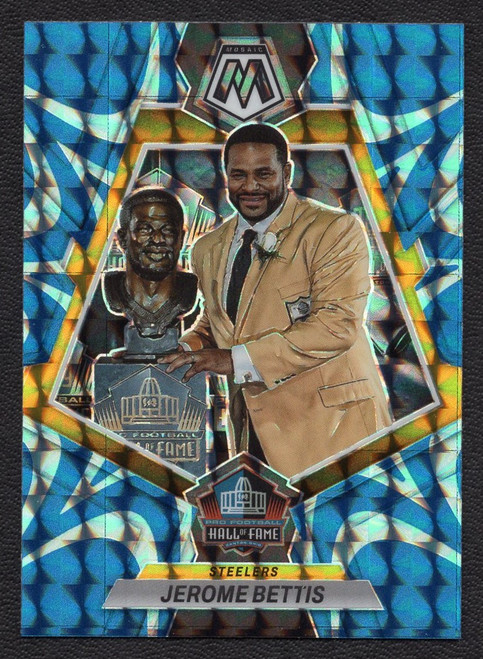 2023 Panini Mosaic #279 Jerome Bettis Hall Of Fame Blue Reactive Prizm