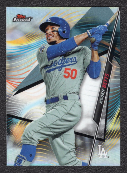 2020 Topps Finest #84 Mookie Betts Refractor