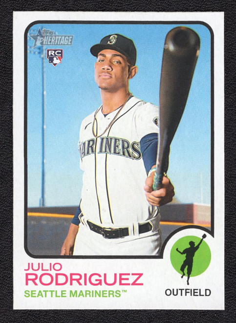 2022 Topps Heritage High Number #700 Julio Rodriguez Rookie/RC