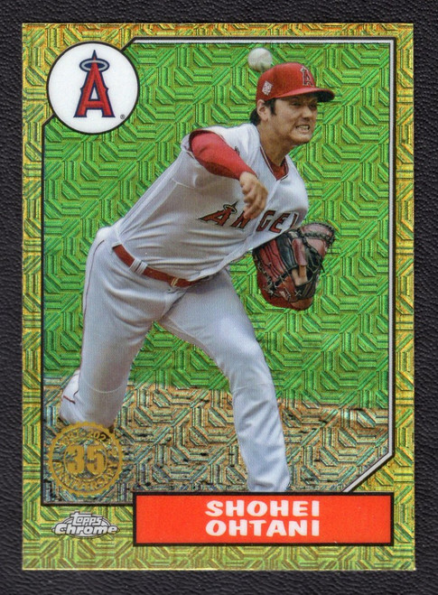 2022 Topps Series 2 #T87C2-50 Shohei Ohtani Silver Pack Chrome Refractor