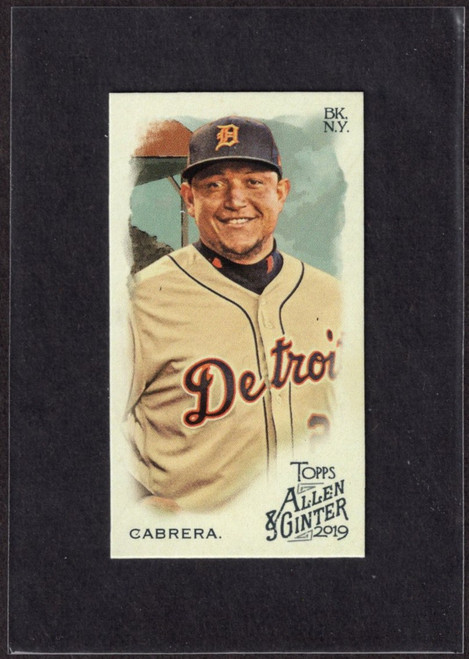 2019 Topps Allen & Ginter #112 Miguel Cabrera Mini