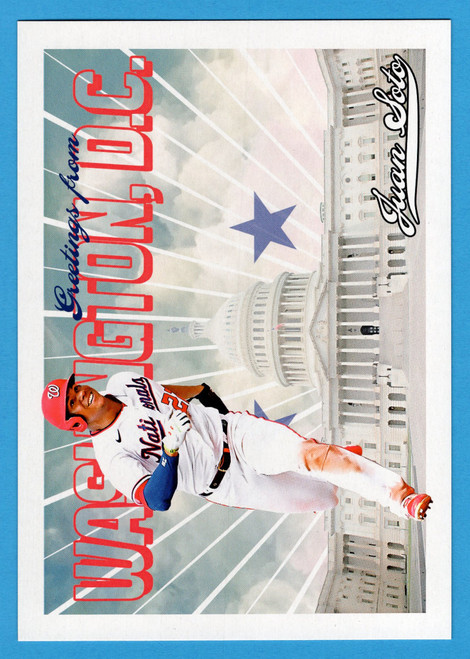 2022 Topps Archives #OPC-10 Juan Soto Oversized Topps Postcard (#2)