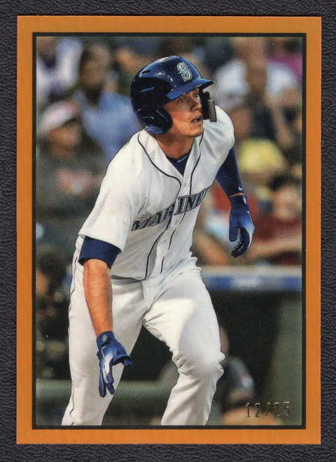 2019 Bowman Heritage #53CP-101 Evan White Chrome Orange Refractor 12/25