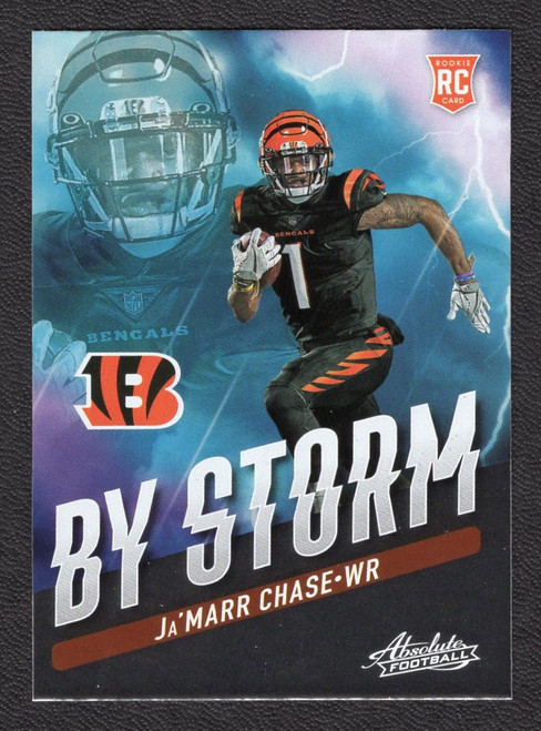 2021 Panini Absolute #BST-5 Ja'Marr Chase By Storm Rookie/RC