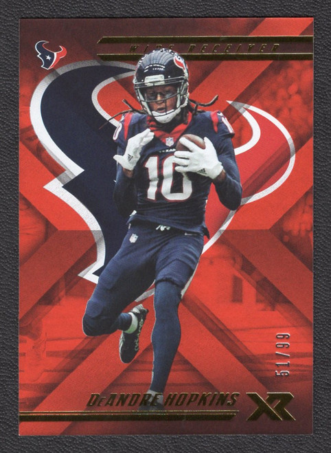 2018 Panini XR #27 DeAndre Hopkins Red Parallel 51/99