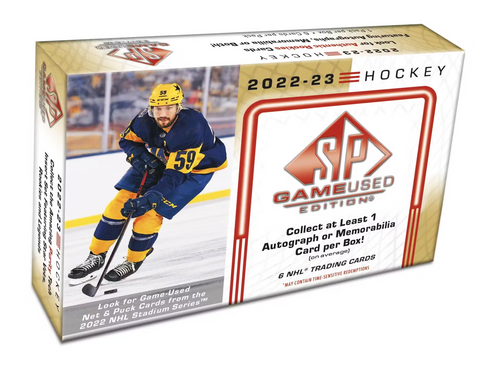 2022/23 Upper Deck SP Game Used Hockey Hobby Box