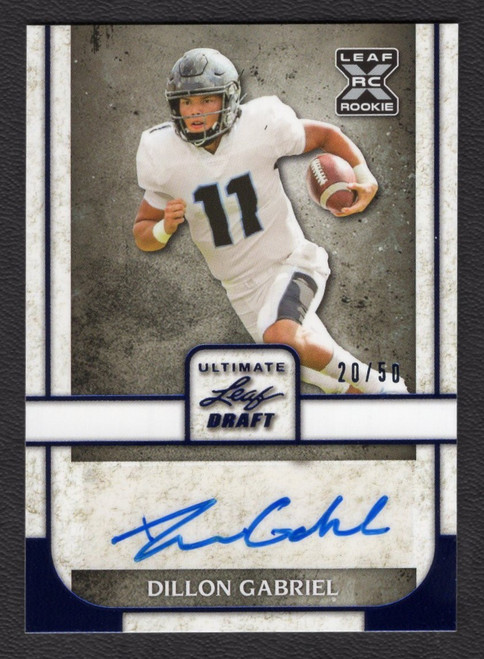 2022 Leaf Ultimate Draft #BA-DG1 Dillon Gabriel XRC Rookie Autograph 20/50