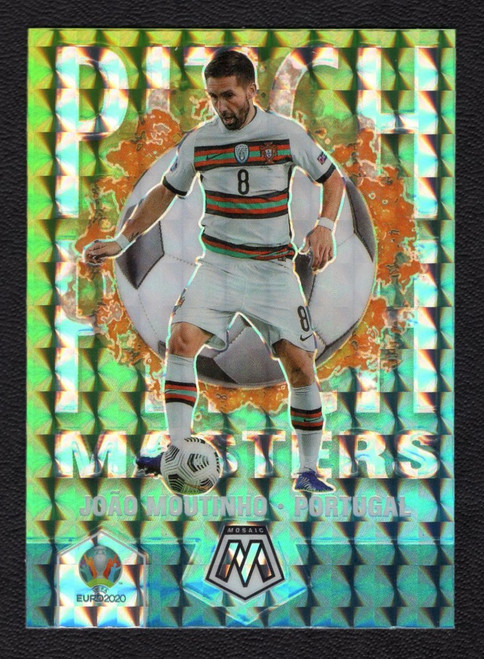 2021 Panini Mosaic UEFA Euro 2020 #15 Joao Moutinho Pitch Masters Silver Prizm