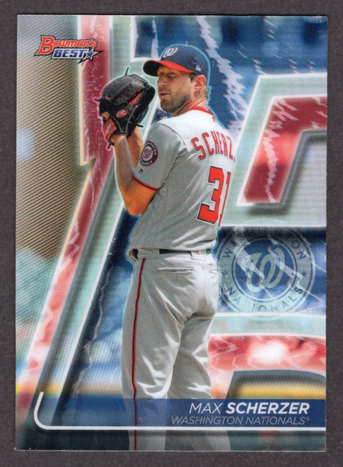 2020 Bowman's Best #39 Max Scherzer Refractor 