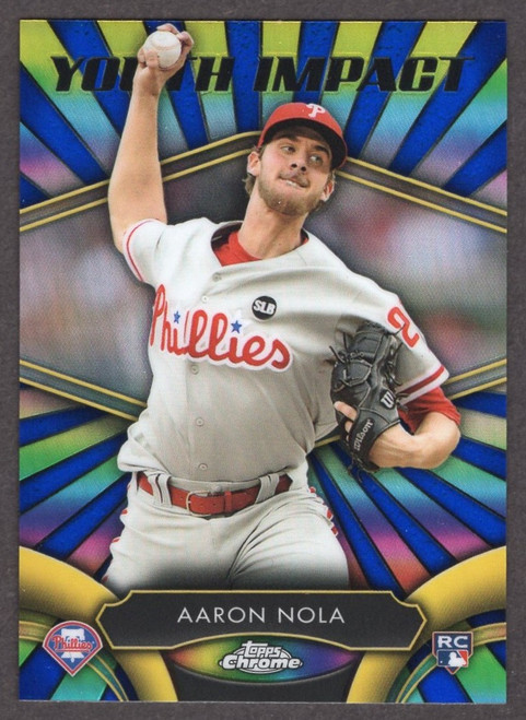 2016 Topps Chrome #YI-12 Aaron Nola Youth Impact Rookie/RC