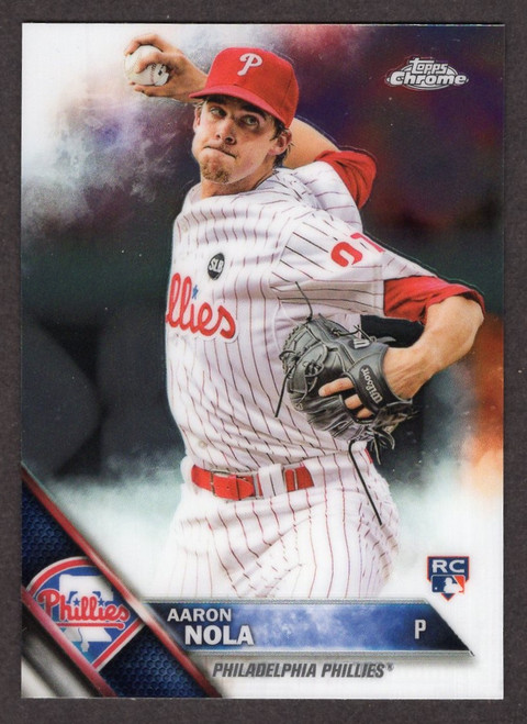 2016 Topps Chrome #114 Aaron Nola Rookie/RC