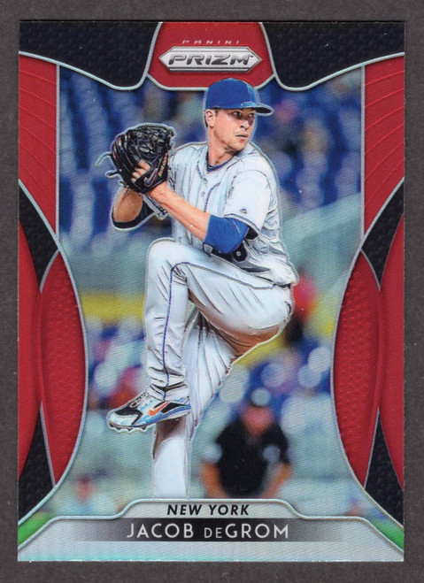 2019 Panini Prizm #20 Jacob deGrom Red Prizm