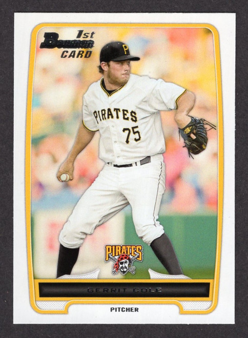 2012 Bowman #BP86 Gerrit Cole 1st Bowman 