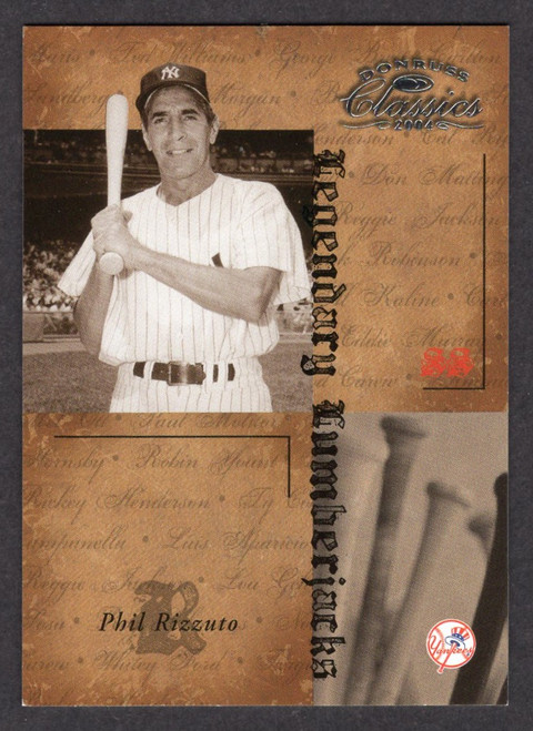 2004 Playoff Donruss Classics #LB-47 Phil Rizzuto Legendary Lumberjacks 0396/1000