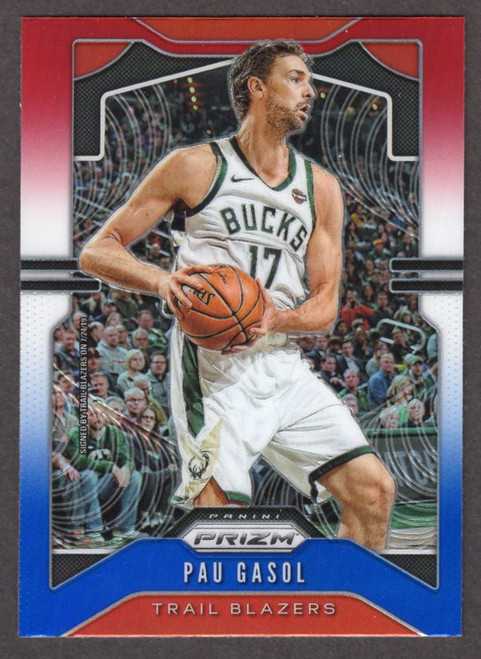 2019/20 Panini Prizm #233 Pau Gasol Red White Blue Prizm