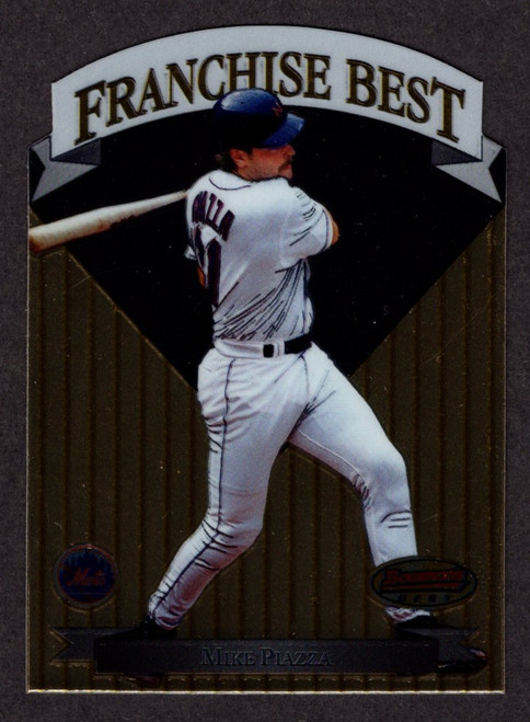 1999 Bowman's Best #FB7 Mike Piazza Franchise Best Die Cut 1364/3000