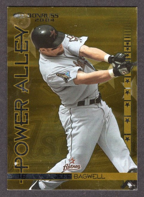 2004 Donruss #PA-18 Jeff Bagwell Power Alley 041/100