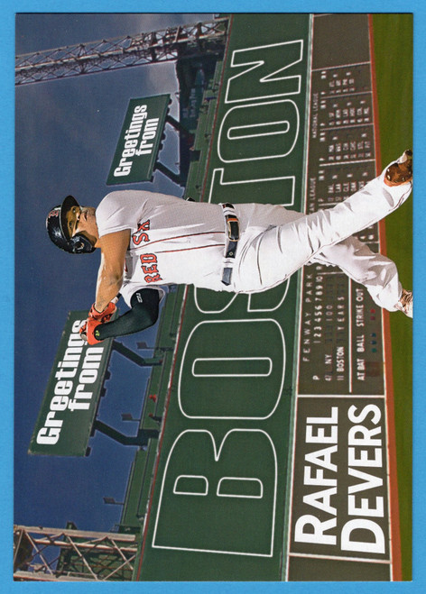 2022 Topps Archives #OPC-4 Rafael Devers Oversized Topps Postcard (#3)